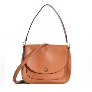 Kate Spade Kailee Medium Flap Shoulder Bag Warm Gingerbread